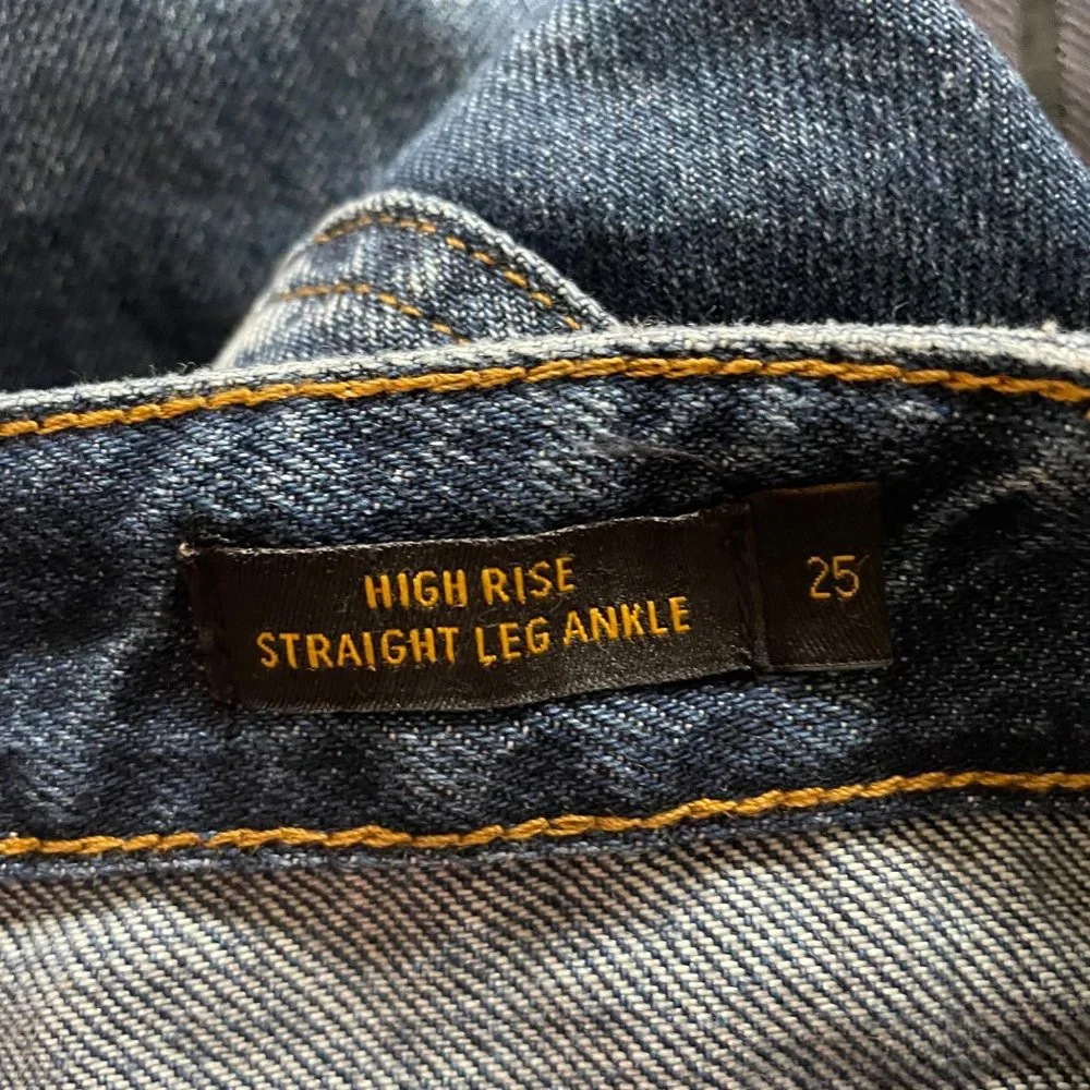 NWT Lee Vintage Modern High Rise Straight Leg Ankle 25 KC Blues - Picture 16 of 16